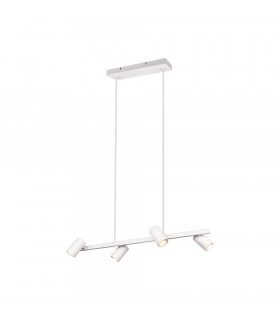 Marley Modern 4 Light Bar Pendant Ceiling Spotlight White Matt-1