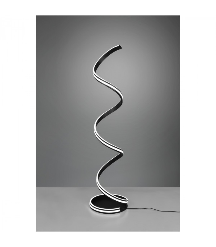 Nuria Modern LED Integrated Floor Lamp Black Matt 2300-3000-4000K with Footswitch-3
