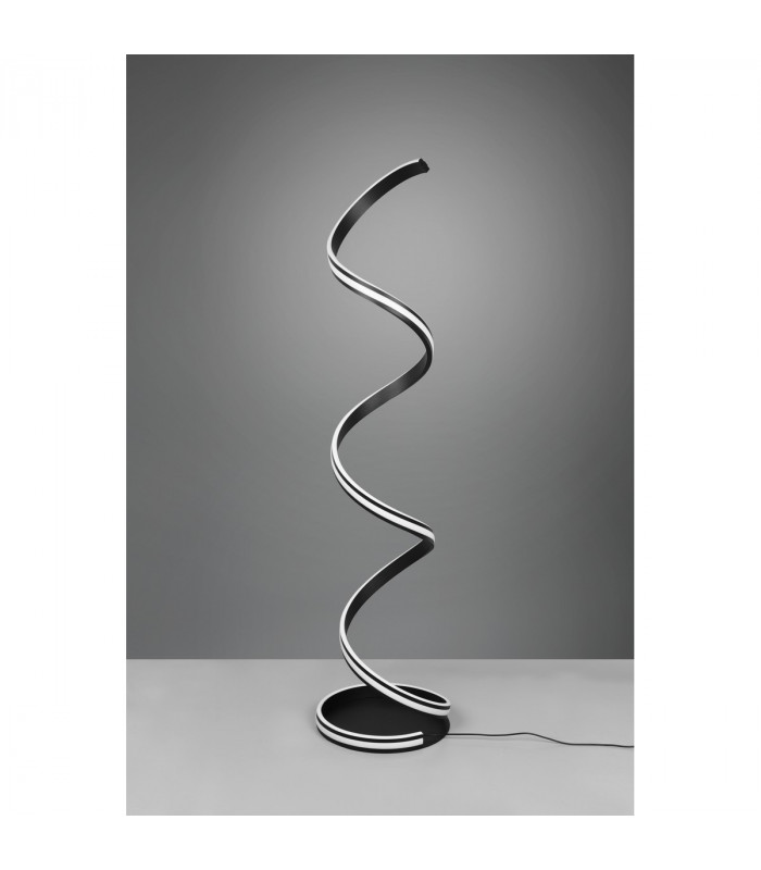 Nuria Modern LED Integrated Floor Lamp Black Matt 2300-3000-4000K with Footswitch-5