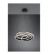 Nuria Modern 60W LED Pendant Ceiling Light Black Matt 2300-3000-4000K-2