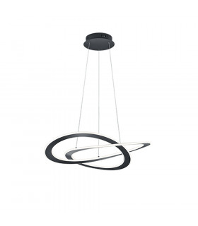 Oakland Modern 52W LED Pendant Ceiling Light Anthracite 3000K-1