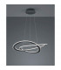 Oakland Modern 52W LED Pendant Ceiling Light Anthracite 3000K-2