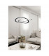 Oakland Modern 52W LED Pendant Ceiling Light Anthracite 3000K-3