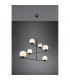 Pure Modern 6 Light Multi Arm Pendant Ceiling Light Black Matt-2