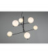 Pure Modern 6 Light Multi Arm Pendant Ceiling Light Black Matt-4