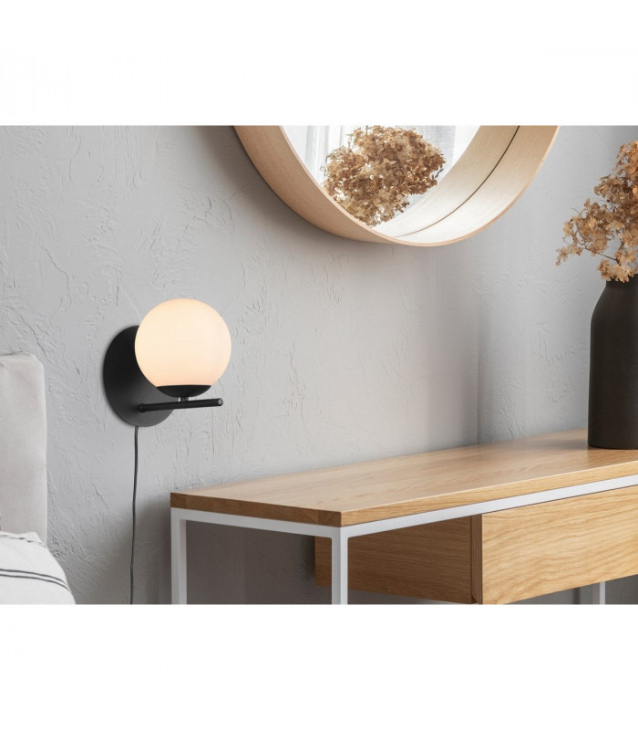Pure Modern Wall Lamp Black Matt-3
