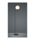 Pure Modern Floor Lamp Black Matt with Footswitch-2