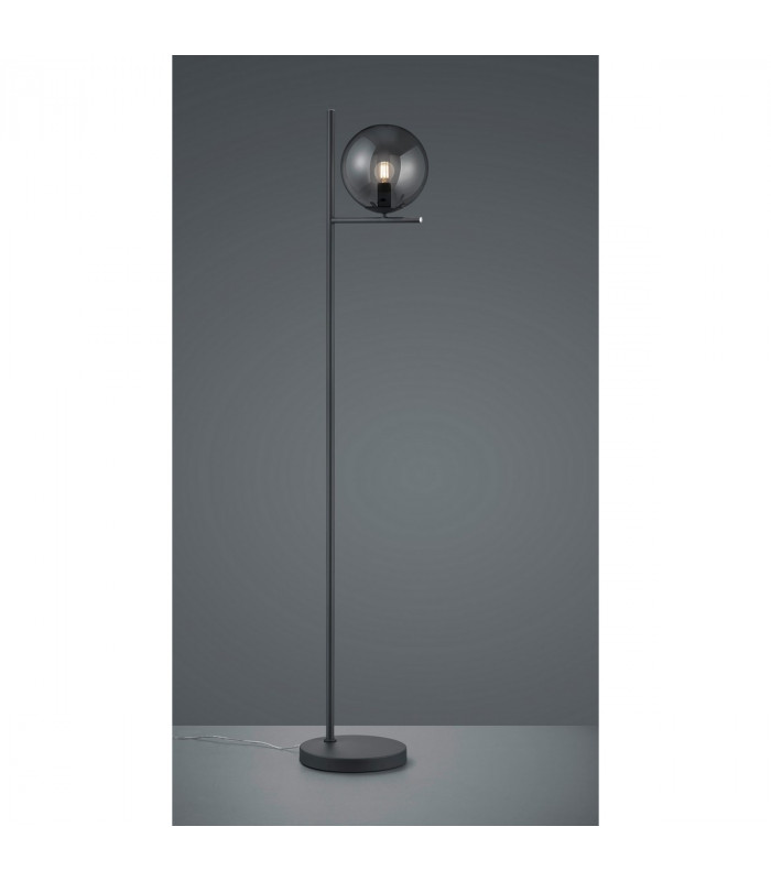 Pure Modern Floor Lamp Anthracite with Footswitch-2