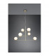 Pure Modern 6 Light Multi Arm Pendant Ceiling Light Brass Matt-3