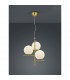 Pure Modern 3 Light Multi Arm Pendant Ceiling Light Brass Matt-2