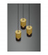 Robin Modern Cluster Pendant Ceiling Light Brass Matt-4