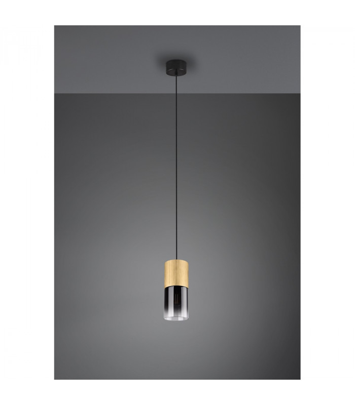 Robin Modern Slim Pendant Ceiling Light Brass Matt-5