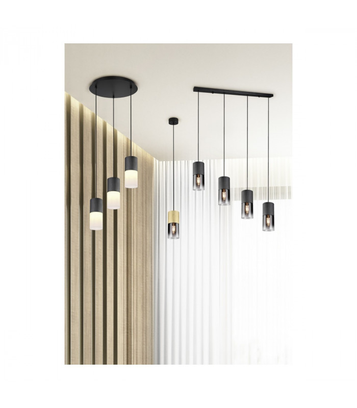 Robin Modern Slim Pendant Ceiling Light Brass Matt-6