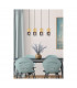 Robin Modern 4 Light Bar Pendant Ceiling Light Brass Matt-6