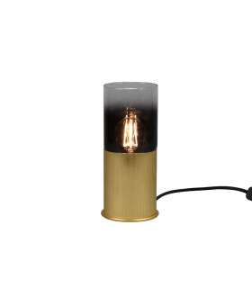Robin Modern Cylindrical Table Lamp Brass Matt-1