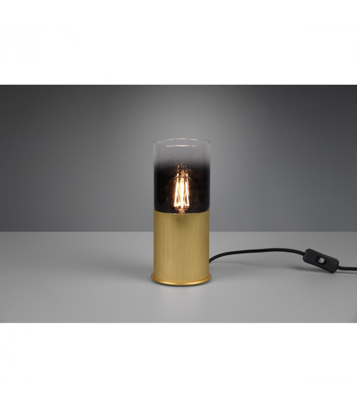 Robin Modern Cylindrical Table Lamp Brass Matt-2