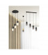 Robin Modern 4 Light Bar Pendant Ceiling Light Black Matt-6