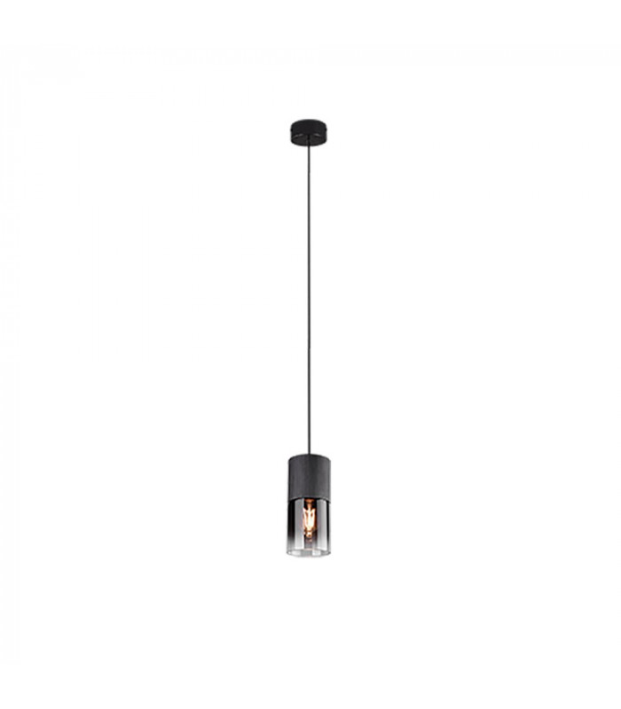 Robin Modern Slim Pendant Ceiling Light Black Matt-1