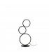 Rondo Modern 17W LED Table Lamp Black Matt 3000K-1