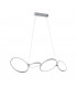 Rondo Modern 37W LED Pendant Ceiling Light White Matt 3000K-1