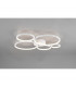 Rondo Modern 49W LED Semi Flush Light White Matt 3000K-2