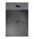 Salinas Modern Bar Pendant Ceiling Light Black Matt 3000K-5