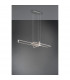 Salinas Modern Bar Pendant Ceiling Light Nickel Matt 3000K-2