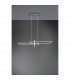 Salinas Modern Bar Pendant Ceiling Light Nickel Matt 3000K-3