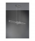 Salinas Modern Bar Pendant Ceiling Light Nickel Matt 3000K-5