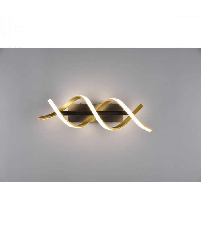 Sequence Modern 22W LED Wall Lamp Brass Matt 2300-3000-4000K-5