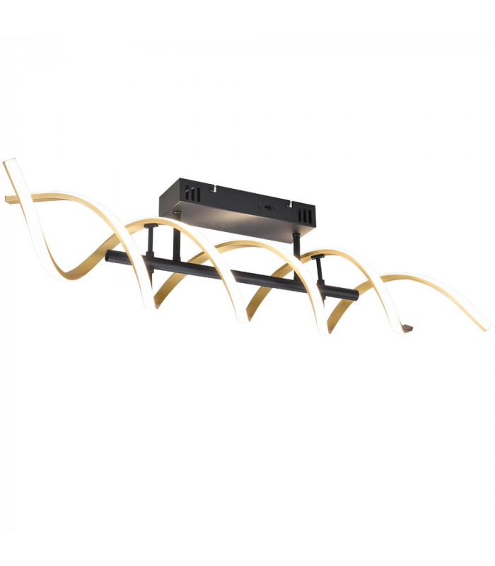 Sequence Modern 41W LED Semi Flush Light Brass Matt 2300-3000-4000K-1