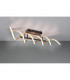 Sequence Modern 41W LED Semi Flush Light Brass Matt 2300-3000-4000K-3