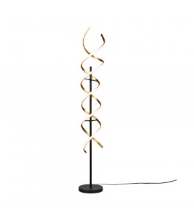 Sequence Modern LED Integrated Floor Lamp Brass Matt 2300-3000-4000K-1