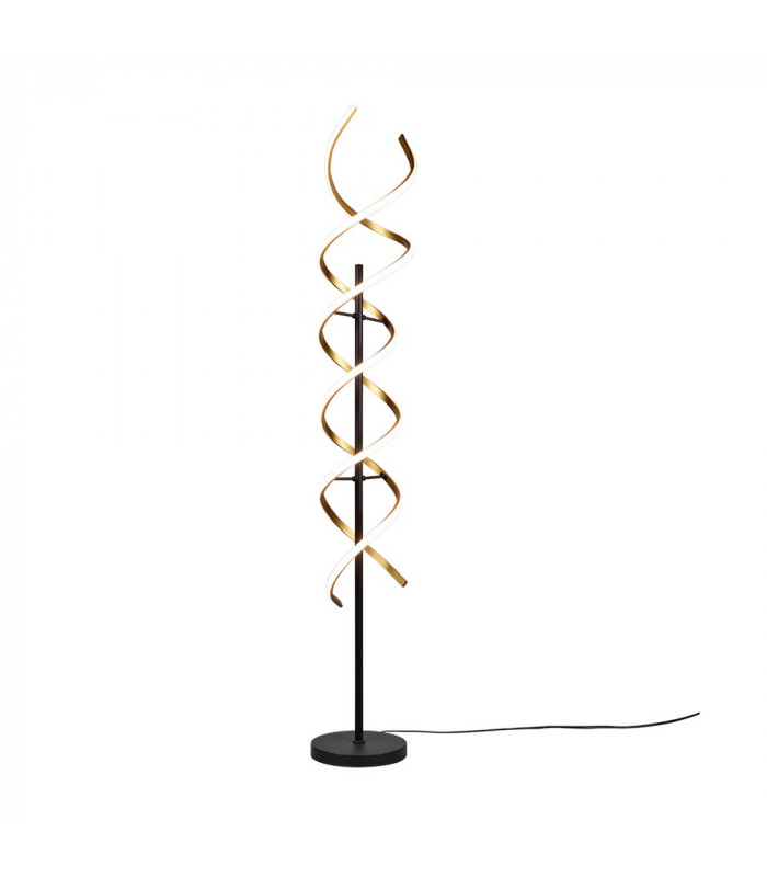 Sequence Modern LED Integrated Floor Lamp Brass Matt 2300-3000-4000K-1