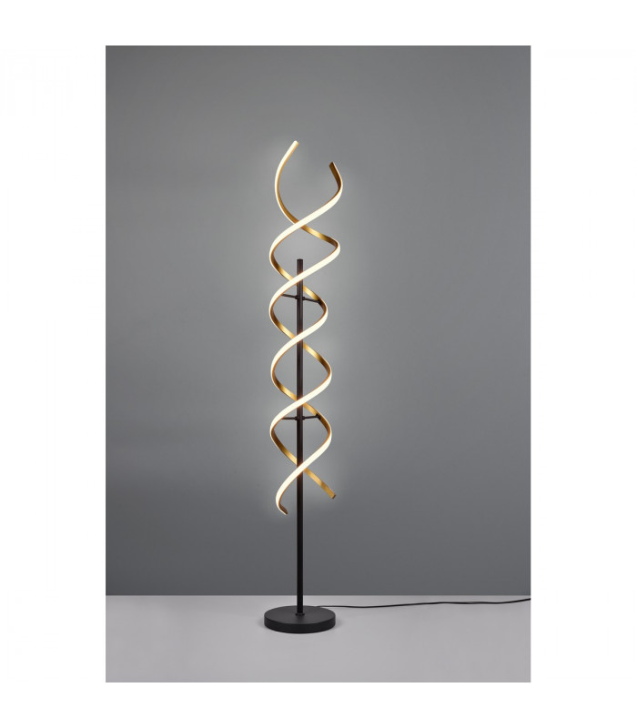 Sequence Modern LED Integrated Floor Lamp Brass Matt 2300-3000-4000K-3