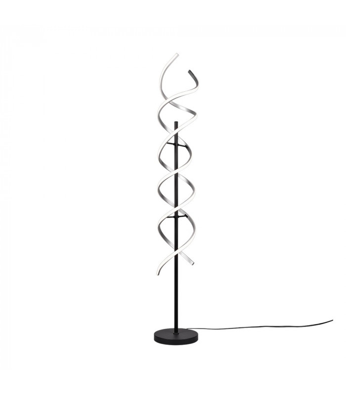 Sequence Modern LED Integrated Floor Lamp Brushed aluminium 2300-3000-4000K-1
