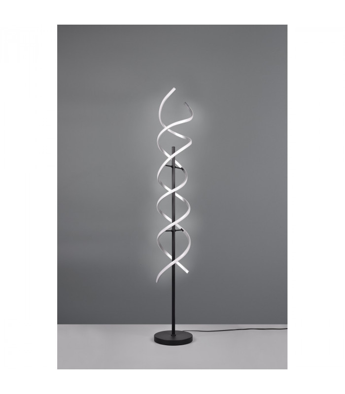 Sequence Modern LED Integrated Floor Lamp Brushed aluminium 2300-3000-4000K-5