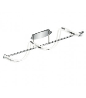Sydney Modern 18W LED Semi Flush Light Chrome 3000K-1