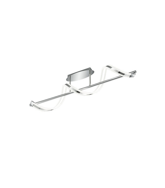 Sydney Modern 18W LED Semi Flush Light Chrome 3000K-1