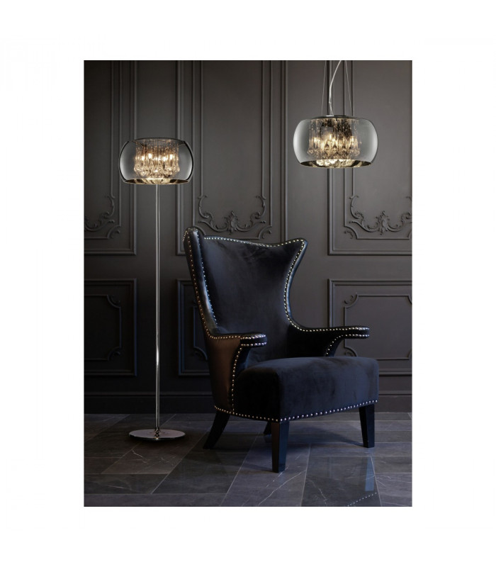 Vapore Modern 6 Light Pendant Ceiling Light Chrome-3