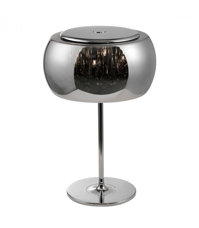 Vapore Modern 3 Light Glass Table Lamp Chrome-3