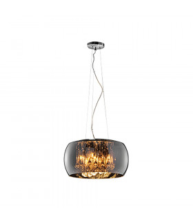 Vapore Modern 5 Light Pendant Ceiling Light Chrome-1