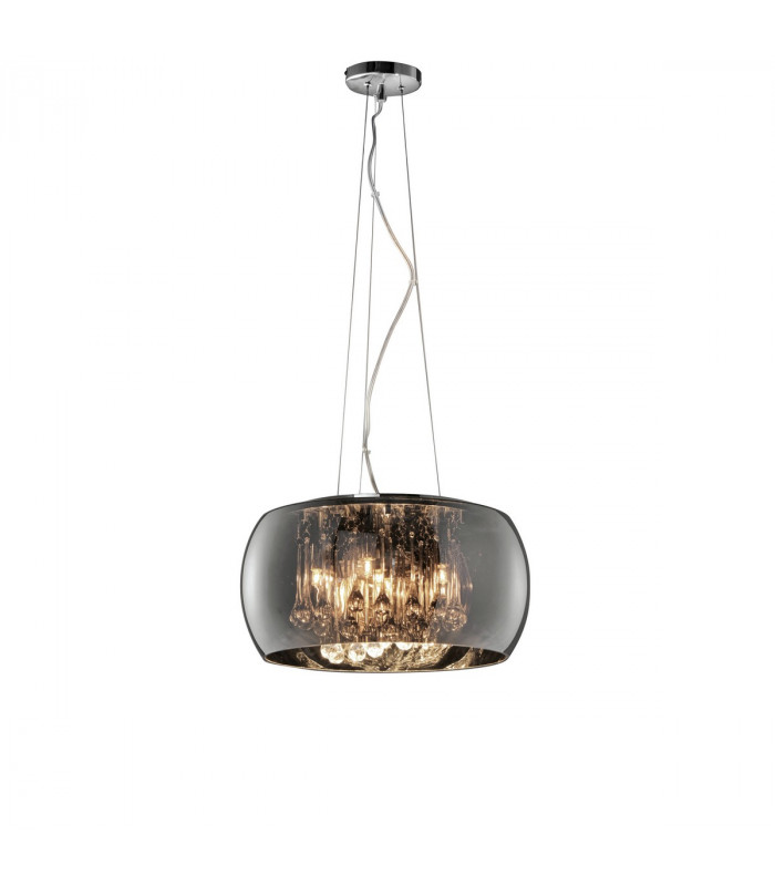 Vapore Modern 5 Light Pendant Ceiling Light Chrome-2