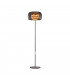 Vapore Modern 4 Light Glass Floor Lamp Chrome with Footswitch-1