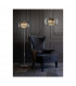 Vapore Modern 4 Light Glass Floor Lamp Chrome with Footswitch-3