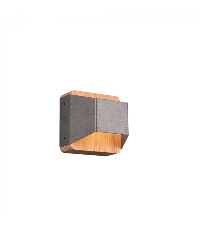 Arino Modern 12cm Up & Down Wall Lamp Nickel antique 3000K-1