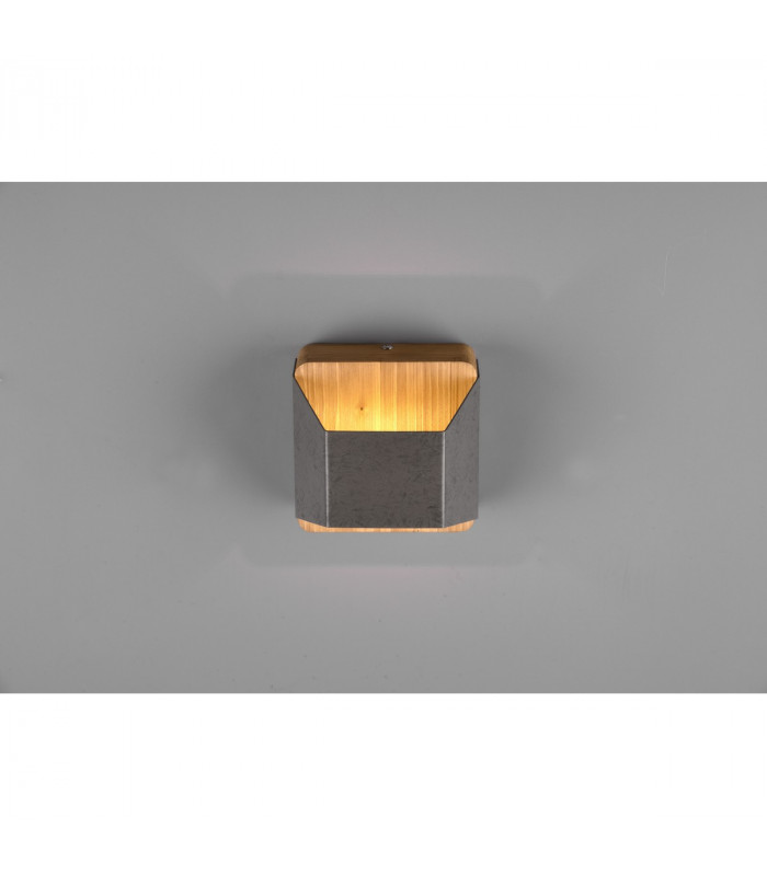 Arino Modern 12cm Up & Down Wall Lamp Nickel antique 3000K-5