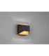 Arino Modern 12cm Up & Down Wall Lamp Black Matt 3000K-2