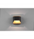 Arino Modern 12cm Up & Down Wall Lamp Black Matt 3000K-4