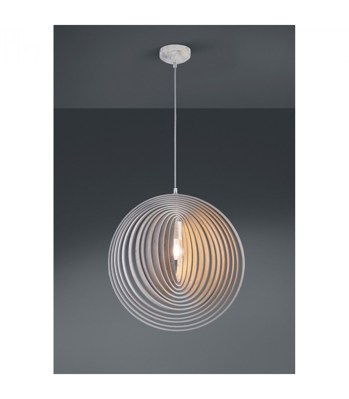 Boolan Authentic Spherical Pendant Ceiling Light Wood coloured-3